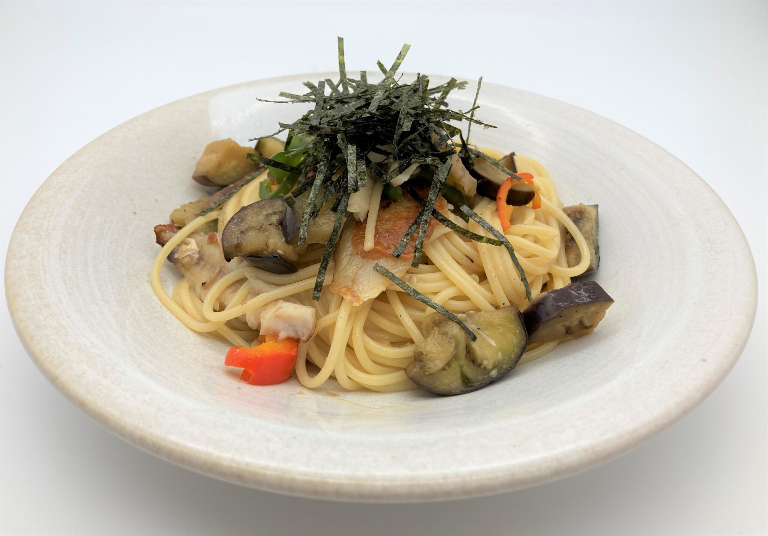 のどぐろ一夜干しの夏野菜彩り和風パスタ